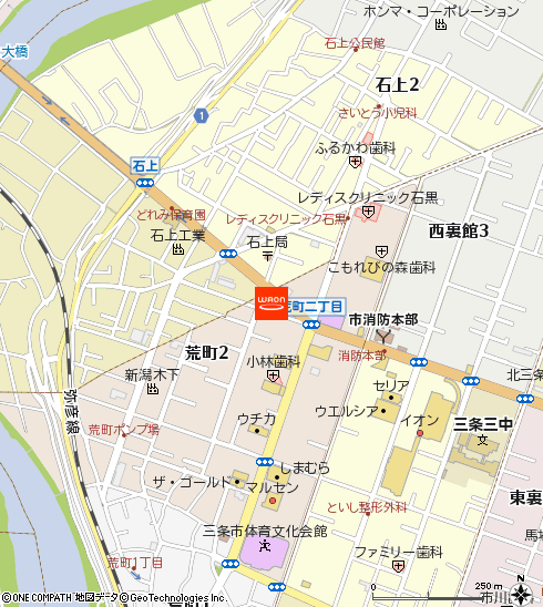 坂田動物病院　ケアセンター付近の地図